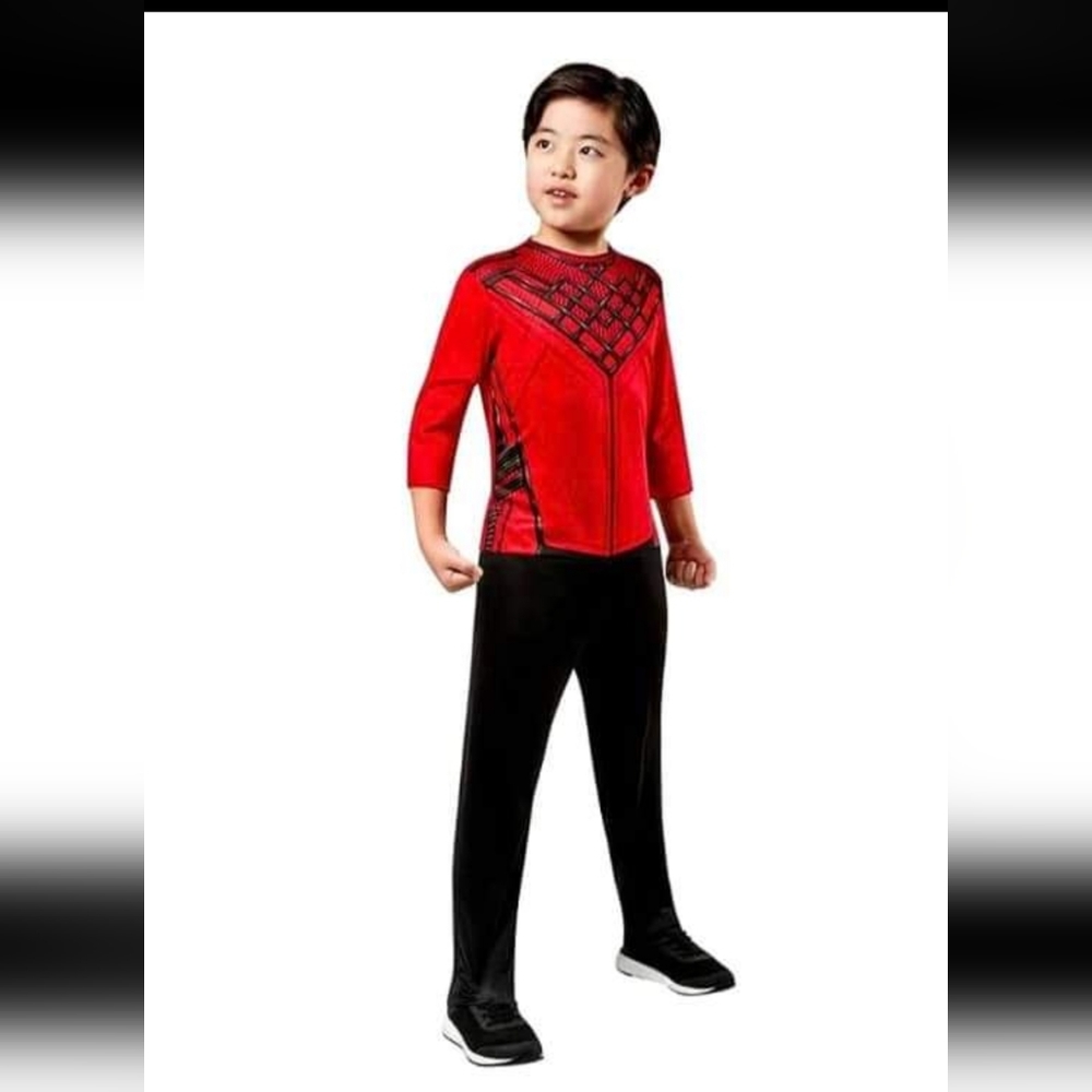 Kids Marvel Shang-Chi costume, Youth Medium (7/8) *slight stain*‎ Halloween